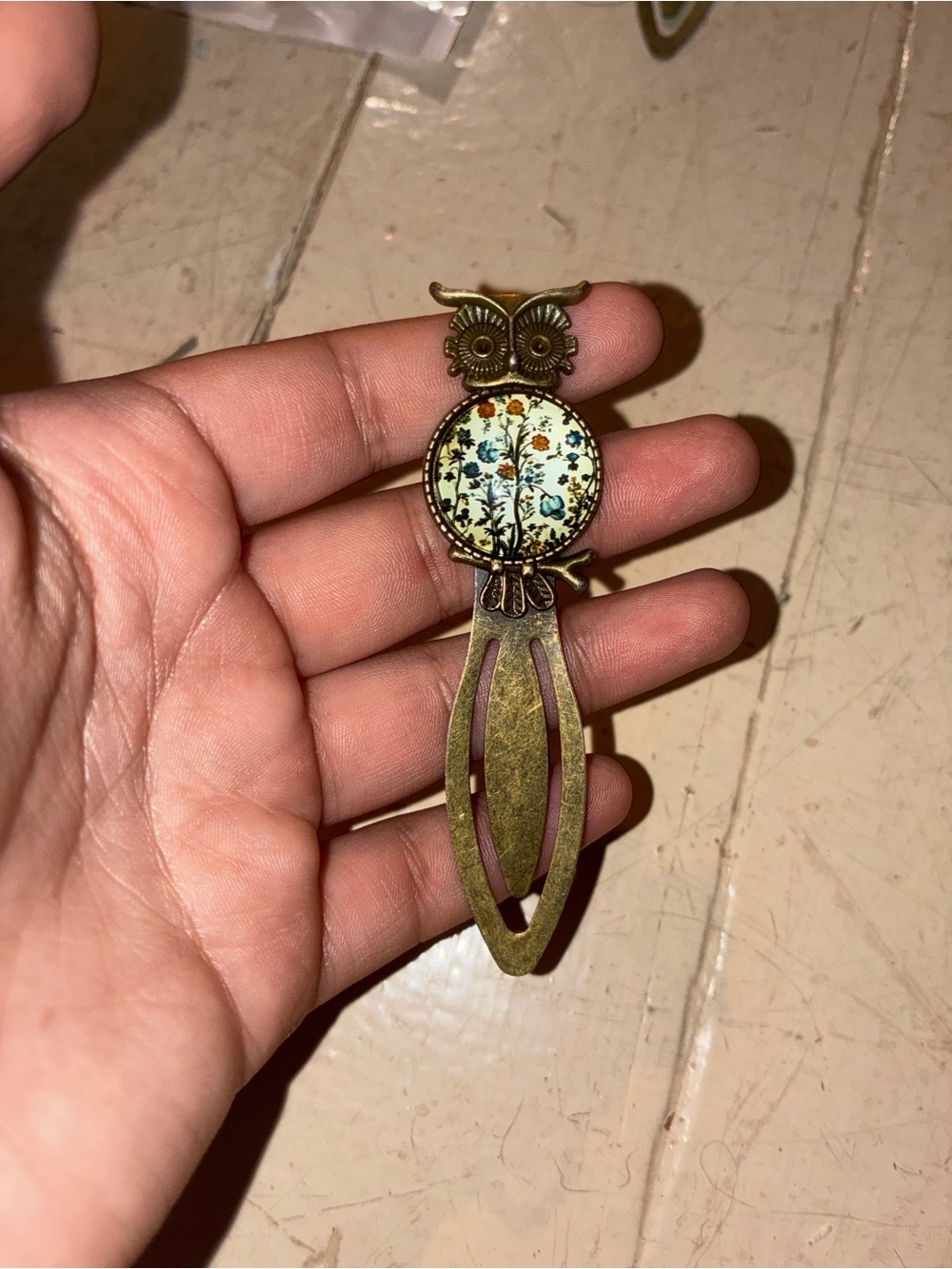 Owl Metal Bookmark - Antique Bronze Page Marker - Gift for Book Lovers, Readers